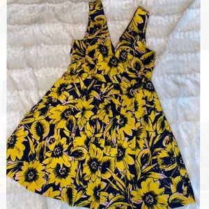 J. Crew Floral Pique Dress 4 Petite